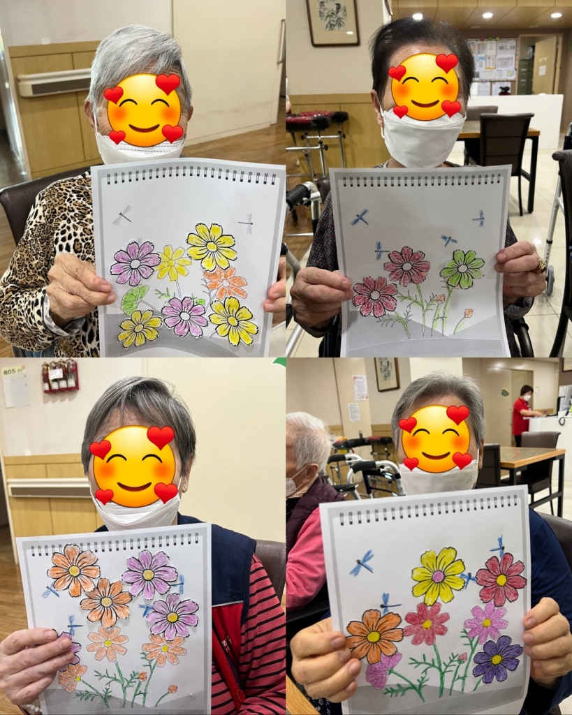 효도로 대학 <코스모스 색칠하기>